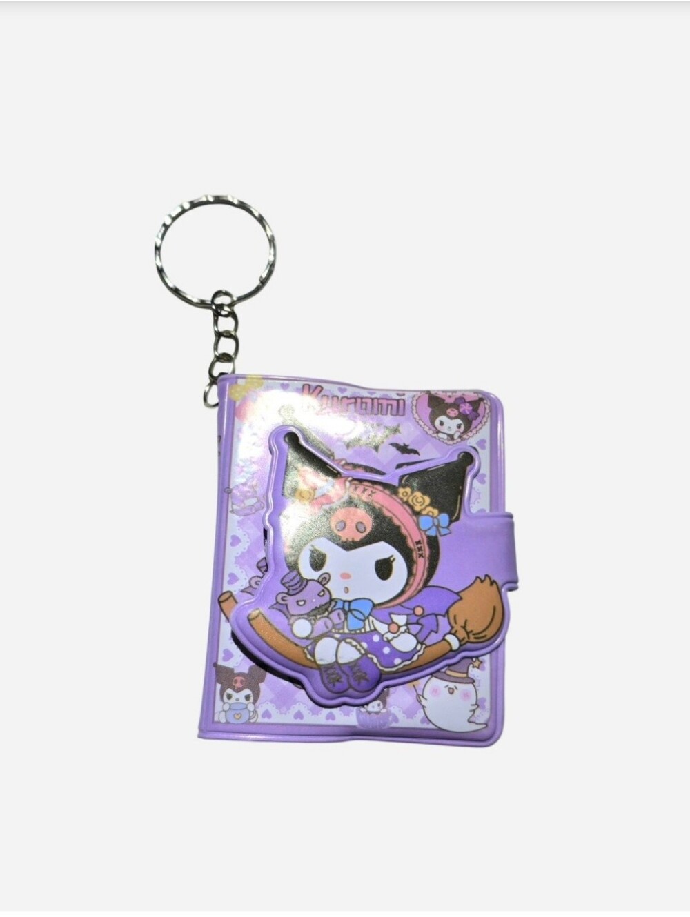 Kuromi Adorable Mini Notebook Keychain NWT